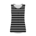 thumbnail image 4 of WCMZJ Women's Striped Tank Tops Summer Pleated Front Tunics Casual Sleeveless Shirts Ladies Loose Flowy Blouses to Wear with Legging Black M, 4 of 4