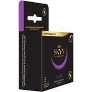 (2 pack) SKYN, Elite Non-Latex Lubricated Condom, 3 Count