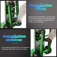 thumbnail image 5 of Electric Stair Climbing Dolly, 1250W, 900lbs Max Load Capacity, 3 Mode Folding, Telescopic Handle, Precision Aluminum Alloy Frame, Non-Slip Large Rubber Wheels, Track-Type Design，Green., 5 of 9