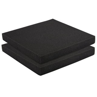 4 Pcs Cuttable Polyurethane Foam Pads Foam Sheets Craft Foam Black Tool Box  Foam Insert for Cases Packing Padding Camera Toolbox Storage (Red