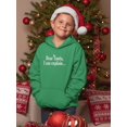 thumbnail image 2 of Dear Santa... Hoodie Juniors -Smartprints Designs,  Small, 2 of 4
