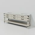 thumbnail image 5 of Woodhaven 80 in W x 22 in D White Oak Double Bath Vanity and Carrara Marble Top, 5 of 9
