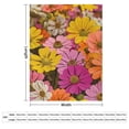 thumbnail image 2 of Floral Colorful Flower Blanket for Bed Throw Blanket for Women, Men And Kids Super Soft Plush Blanket Throw, Print Blanket, Blanket for Kids, 2 of 7