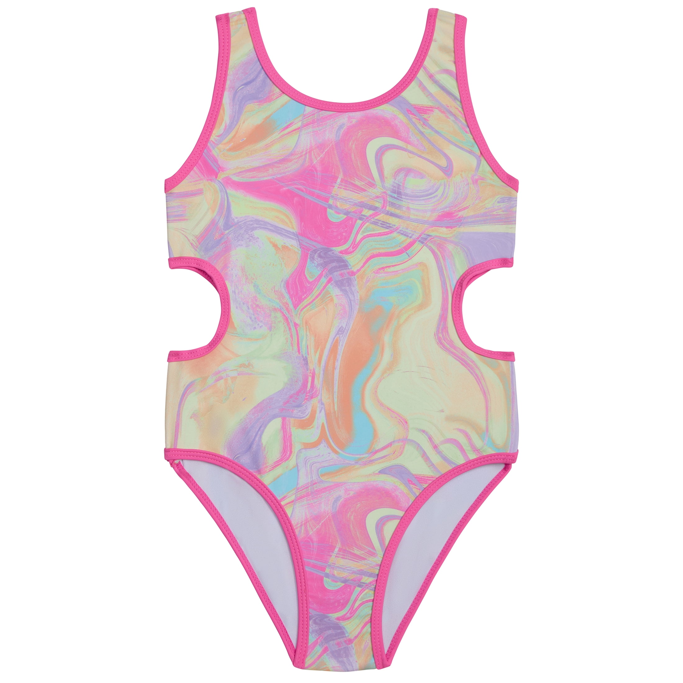 Ocean Pacific Girl's 1-Piece Swimsuit & Mesh Skirt Set, Sizes 4 - 14