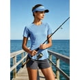 thumbnail image 6 of NELEUS Womens Workout Tops for Activewear Athletic Gym Tee Casual Tops Loose Fit Quick Dry Crew Neck,Sea Blue,US Size L, 6 of 11