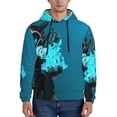 thumbnail image 1 of Yiaed Chandail à Capuche Imprimé Roblox pour Hommes, Col à Cordon, Manches Longues, Grande Taille, 1 of 7