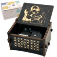 thumbnail image 1 of Caja de música Pursuestar Howl Moving Castle, madera vintage, 1 of 8