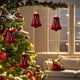 thumbnail image 5 of Colgantes De Plástico Adornos colgantes nevados para árbol de Navidad, 2 unidades, plástico rojo, ideales Rkxzt, 5 of 8