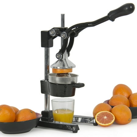 Best Choice Products Large Heavy-Duty Commercial Fresh Squeeze Citrus Fruit Juicer with Manual Ergonomic Handle, (Best Juicer Blender Combo)