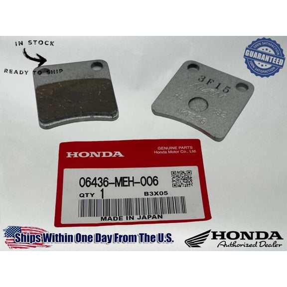 Honda Genuine OEM Authentic Brake Pad Set 06436-MEH-006