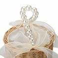thumbnail image 4 of Cesta de flores de almohada almohada para ceremonia de boda cesta de flores cesta de boda Vintage con lazo de arpillera portátil ANGGREK Otros, 4 of 8