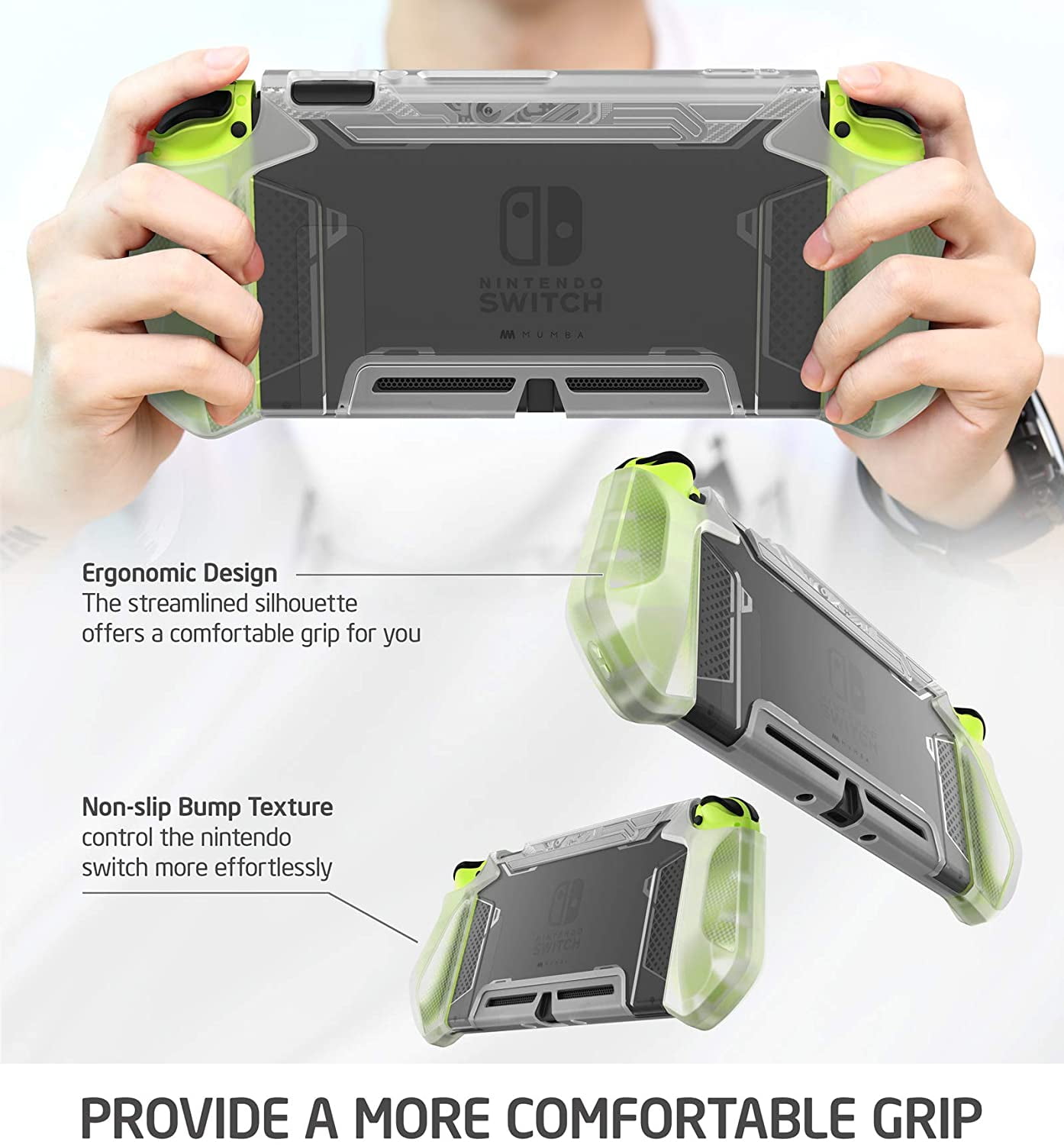 Mumba Grip Case for Nintendo Switch Lite Blade Series TPU