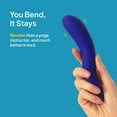 thumbnail image 2 of Hello Cake Bendable Vibe Vibrator for Women, Waterproof & Rechargeable Internal Toy with 10 Vibrating Modes, Blue, 2 of 6
