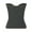 Dark Gray, variant on Fesfesfes Women Sweaters Stripe Breast Wrap Sleeveless V-Neck Knitting Vest Hollow Out Tube Tops Plus Size $10