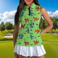 thumbnail image 2 of Pzuqiu Golf Bird Couples' Golf Outfits Men Zipper Shirt Collared Short Sleeve Shirts for Work Athletic and Womens Golf Shirts Women's Golf Sleeveless Shirts Quick Dry T Shirt, 2 of 8