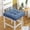 Blue, variant on EGYMEN Floor Pillow & Cushion, Large Meditation Chair Cushions, Thick Square Seat Pad, Soft Velvet Tufted Seating Pouf for Indoor/Outdoor Yoga, 15.75"x15.75"(Red)