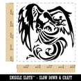 thumbnail image 2 of Asian Phoenix Fenghuang Chinese Mythological Creature Square Rubber Stamp Stamping Scrapbooking Crafting - Small 1.25in, 2 of 7