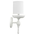 thumbnail image 3 of Jamie Young Co Concord Transitional Steel Metal/Plaster Wall Sconce in White, 3 of 3