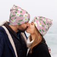 thumbnail image 5 of Disketp Daisies Flowers Winter Beanie for Men Women Beanie Knit Hat Cuffed Cap Beanie Knit Chunky Snow Cap, 5 of 6