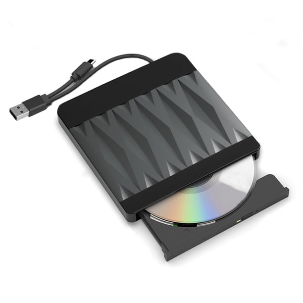 Unidad externa de CD/DVD Grabadora de CD ROM USB 3.0 Gingo para computadora portátil
