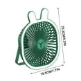thumbnail image 3 of Outdoor Ceiling Fan,Outdoor Ceiling Fans,Charging Desktop Small Fan Dormitory Fan Wall-Mounted Mini Small Ceiling Fan Fan Lights,Outdoor Ceiling Fan with Light,Mini Fan for Desk,Small Fan for Desk, 3 of 9
