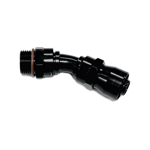 12an ORB Male 45-Deg Crimp Hose End