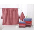 thumbnail image 2 of OUSITAID 2pcs European-Style Floral Towel Bath Towel Set  Simple Style  High-Density Coral Fleece Soft Skin-Friendly Highly Absorbent Bath Towel Set  No Fading No Lint Multi-Purpose Suita, 2 of 7