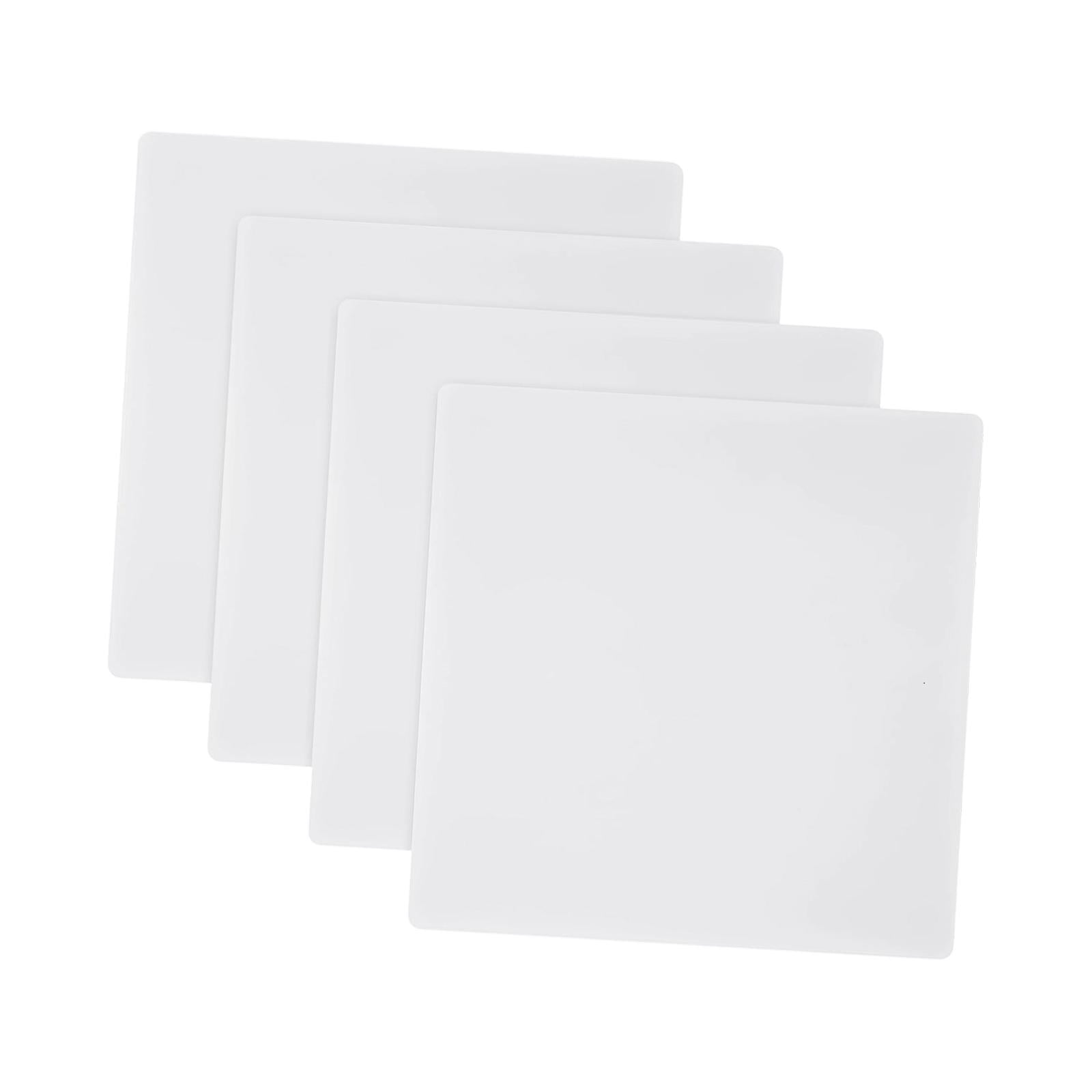 S SERENABLE 4 Pieces Cutting Mats Double Sided Non Slip Quilting Mats Sewing Accessories PP Material Multiple Purposes Stable Surface Suitable for Projects Crafts Sewing Modeling 25.4cmx25.4cm