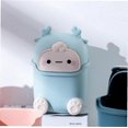 thumbnail image 4 of Mini Desktop Trash Can Plastic Desktop Trash Bin For Living Room Kitchen Bedroom Bathroom Office Car (blue1pc), 4 of 5