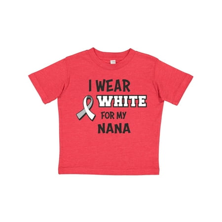 

Inktastic I Wear White for My Nana Gift Toddler Boy or Toddler Girl T-Shirt