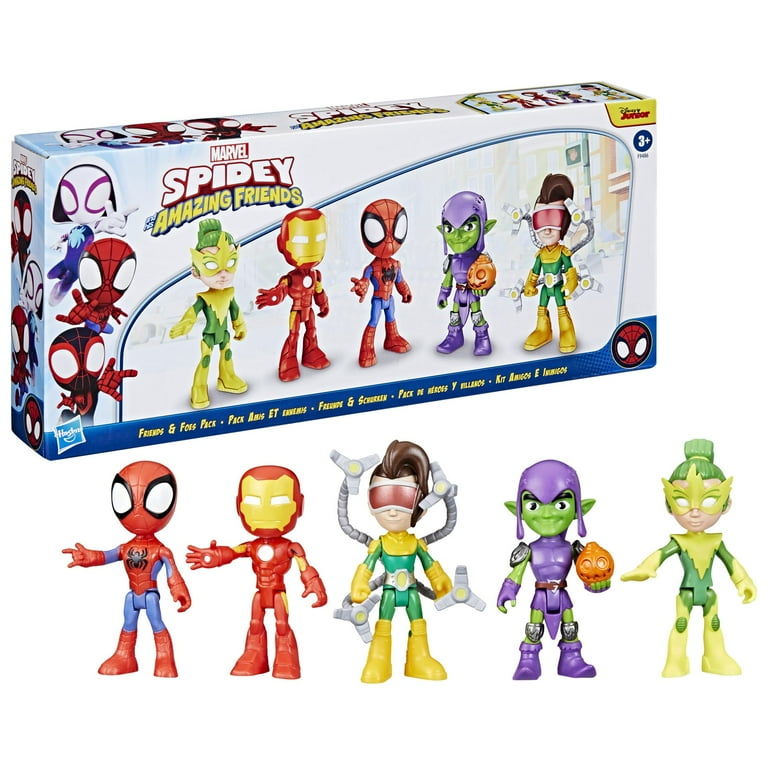 Hasbro 3+ Spider-Man Action Figure Set, Boxed, Spidey Theme