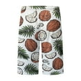 thumbnail image 4 of FhsagQ Mens Board Shorts with Compression Liner Camo Mens Summer Digital 3D Coconut Tree Printed Ventilate Shorts Elasticated Waisted Beach Pants Mens Board Shorts 7 Inch No Mesh 4th of July XL, 4 of 4