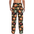 thumbnail image 3 of Daiia Daisy maple leaf Men's Sleep Pant with Pockets and Drawstring,Pajama Pants-Large, 3 of 9