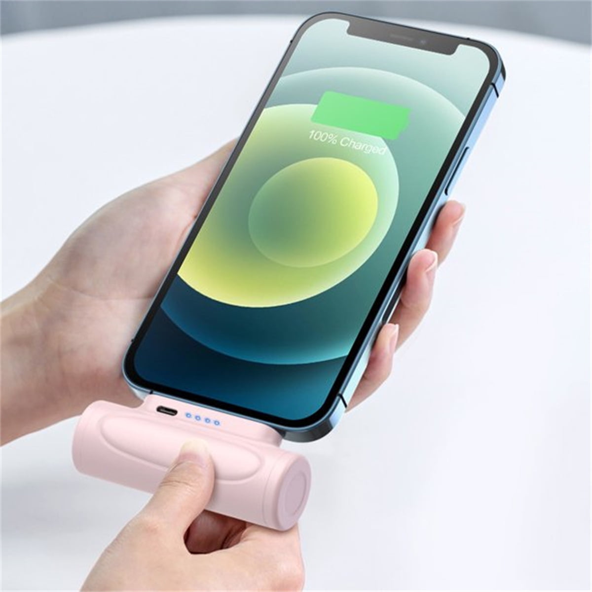 At regere Støvet åbning Small Portable Charger with Lighting 5000mAh Ultra-Compact Power Bank Cute Battery  Pack Compatible with iPhone 13/13 Pro Max/12/12 Mini/12 Pro Max/11 Pro/XS  Max/XR/X/8/7/6/Plus Airpods/VR(Iphone) - Walmart.com