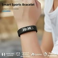 thumbnail image 3 of Vibrating Alarm Clock Watch, Shock Watch Alarm Clock, 2025 New Silent Vibration Wake up Wristband, Multifuncational Snooze-Free Smart Watchs for Women and Men, Deep Sleepers, 3 of 7