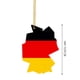 thumbnail image 4 of Colgante acrílico del mapa de Alemania Exquisita decoración de la bandera para mujeres Niñas Accesorios, 4 of 6