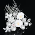 thumbnail image 3 of 20 piezas perla nupcial en forma de U Pin pasador de Metal horquillas con diamantes de imitación herramientas de diseño de peinado de boda accesorios, 3 of 5