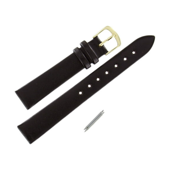 Hadley Roma LS702 12mm Long Brown Genuine Leather Ladies Watch Band