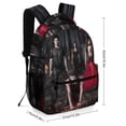 thumbnail image 2 of Vampire Diaries School Backpack Bookbag Cartoon Schoolbag Lightweight Book Bag Daypack, 2 of 8