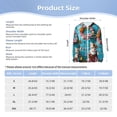 thumbnail image 5 of Cauagu Whimsical Cats and Flowers Scene Print Sun Protection Jacket for Teen,Full-Zipper Long Sleeve Sun Shirts with Pockets UV Hoodie Shirts Outdoor Athletic Jacket-Medium, 5 of 7