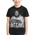 thumbnail image 1 of T-Shirt à Col Rond Imprimé 3d avec Motif Ondulé pour Jeunes, Manches Courtes, pour Garçons et Filles, 1 of 8