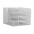 thumbnail image 4 of Organizador de escritorio, archivador, portalápices decorativo, ahorra espacio, versátil, para papel Blanco, 4 of 9