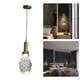 thumbnail image 4 of Lámpara colgante de techo de cristal, iluminación decorativa para bar, cafetería y granja. Luz blanca, 4 of 8