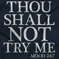 thumbnail image 2 of Funny Thou Shall Not Try Me Joke Unisex Plus Fleece Graphic Sweatshirt Brisco Brands 2X, 2 of 5