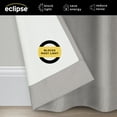 thumbnail image 4 of Eclipse Kendall Modern Blackout Curtains, 54 In Long x 42 In Wide, Grey, Sold as a Single Curtain Panel, 4 of 6