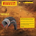 thumbnail image 3 of Pirelli Scorpion E-MTB M 65-584 (27.5 x 2.6) MTB Bicycle Tire - Versatile E-Mountain Bike Tire for Trail and Enduro Use, Mixed Terrain, E-Bike MTB, 120 TPI Mountain Bike Tires w/Keychain (2Pk), 3 of 9