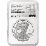 2025 W Proof American Silver Eagle with Laser Engraved Privy NGC PF69 First Releases ALS