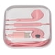 thumbnail image 3 of Auriculares tipo C Control de volumen Reducción de ruido Cómodos auriculares para teléfono para Xiaomi Rosa, 3 of 5