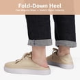 thumbnail image 6 of STQ Womens Casual Shoes Breathable Women's Fashion Sneakers Lightweight Slip on Travel Shoe for Women with Fold-Down Heel Beige Size 9, 6 of 7