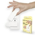thumbnail image 2 of Geddy's Mom: Shut Your Face - White - Self-Closing Outlet Safety Cover for 1-Screw Duplex Outlet, Electrical Child & Babyproofing, Wall Socket Cover, 2 of 17